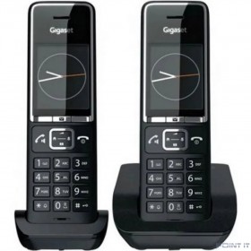 Радиотелефон Gigaset Comfort 550 DUO RUS,  черный [l36852-h3001-s304]