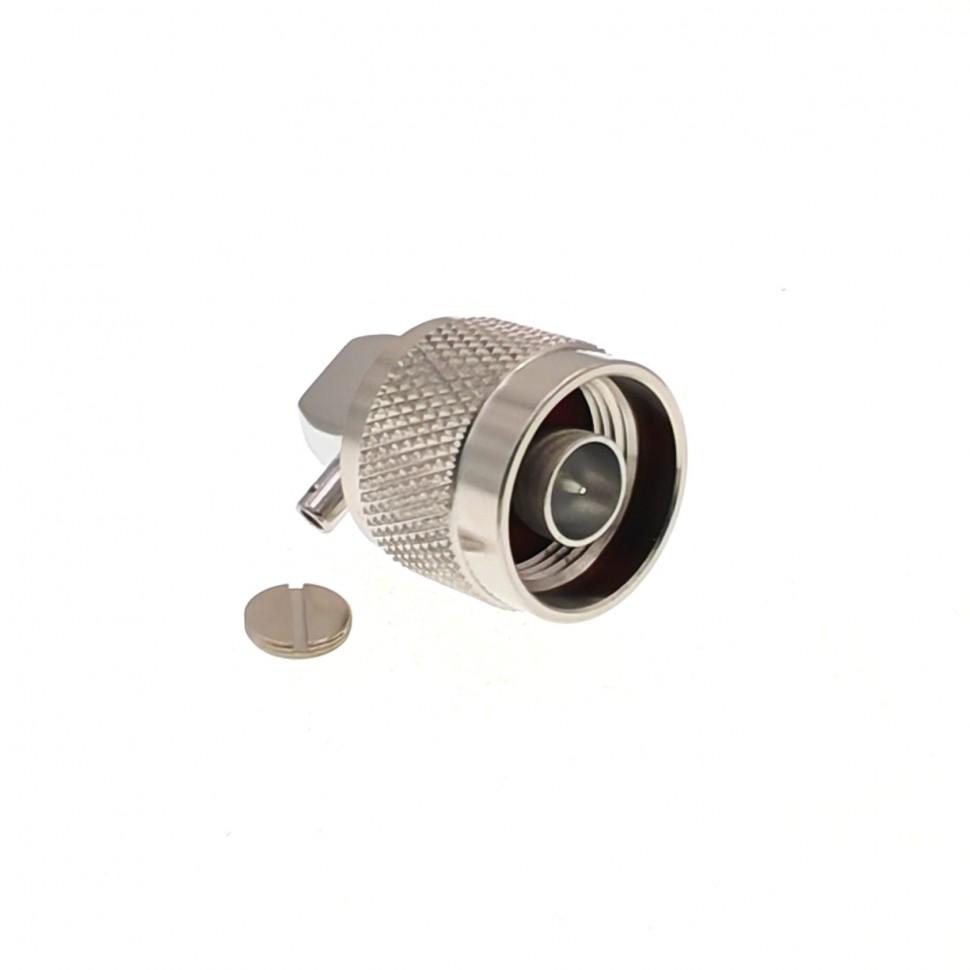 ВЧ-разъём N(male)угловой под пайку RG-405