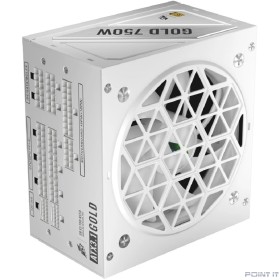 1STPLAYER NGDP GOLD 750W White / ATX 3.1, APFC, 80 PLUS Gold, LLC+DC-DC, full Japan solid-state caps, 120mm fan, full modular / HA-750BA4-WH