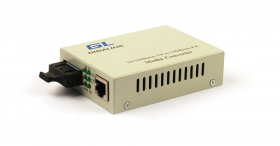 Медиаконвертер GIGALINK UTP, 10/100Мбит/c, MM, 2xSC, 100Мбит/c, 850 нм, 19 дБ (до 2 км) (GL-F300)