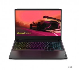 Ноутбук LENOVO IdeaPad Gaming 3 15ACH6 15.6&quot; 1920x1080/AMD Ryzen 5 5500H/RAM 16Гб/SSD 512Гб/NVIDIA GeForce RTX 2050 4Гб/ENG|RUS/без ОС черный 2.25 кг 82K2027ARM