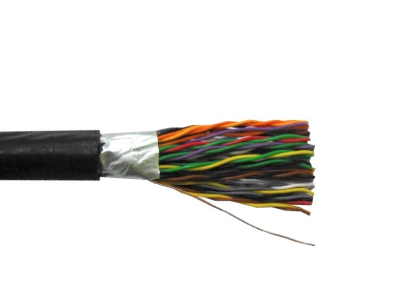 Кабель LC FTP25 cat.3, , 0,40мм, наружный, черный 10м