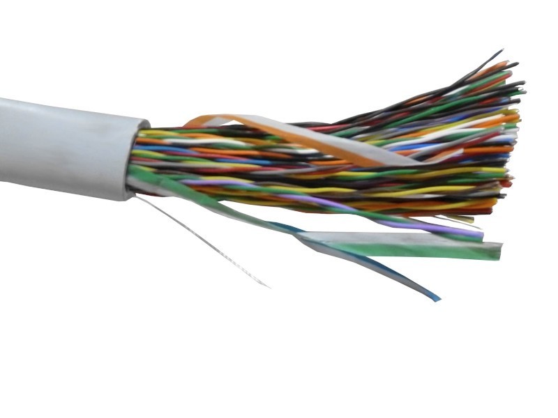 Кабель LC UTP100 cat.5, , 0,45мм, нг(А)-HF LSZH, серый 2м