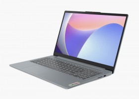 Ноутбук LENOVO IdeaPad 3 Slim 15IRH8 15.6&quot; 1920x1080/Intel Core i5-13420H/RAM 8Гб/SSD 512Гб/Intel Iris Xe Graphics/ENG|RUS/DOS Arctic Grey 1.62 кг 83EM007LPS