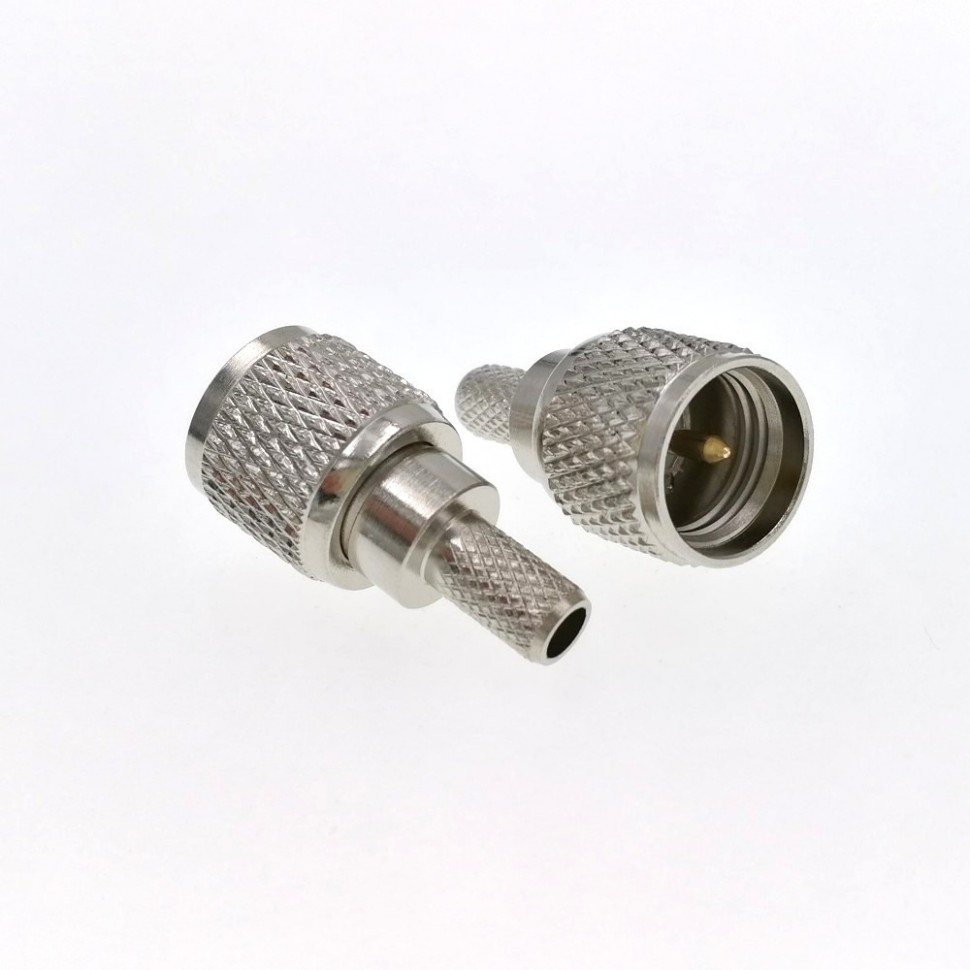 ВЧ-разъём mini UHF(male) обжимной под кабель RG-58