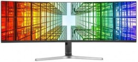 ЖК монитор SAMSUNG/49&quot;/VA/5120x1440 32:9/120Hz/350/3000:1/5 мс/черный/20.1 кг LS49C950UAIXCI