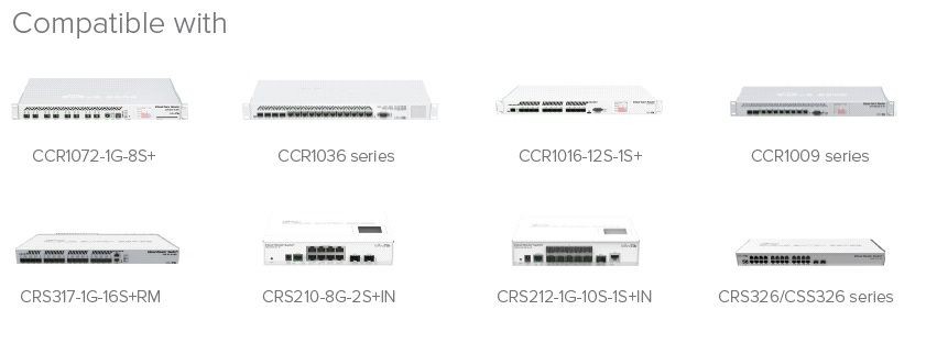 SFP copper модуль MikroTik S+RJ10