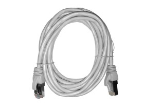 Патч-корд FTP4 cat.5е, BC, LSZH, серый, литой коннектор NETKO Optima 10 шт