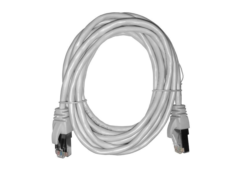 Патч-корд FTP4 cat.5е, BC, LSZH, серый, литой коннектор NETKO Optima 10 шт