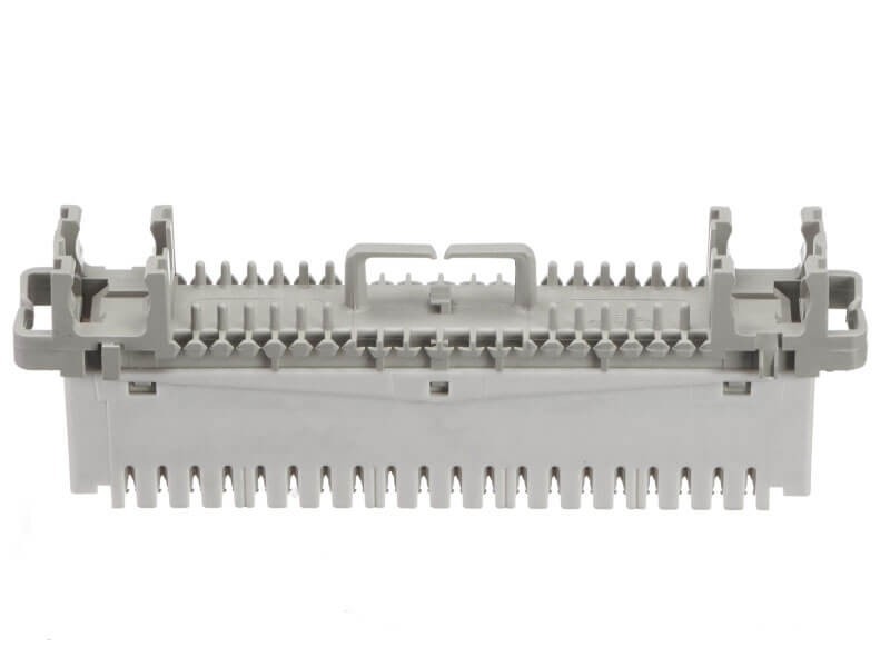 Плинт LSA Profil размыкаемый, ABS, 10 пар, металлические контакты, универсальный, нумерация (0-9), бело-серый NETKO Optima L 10шт