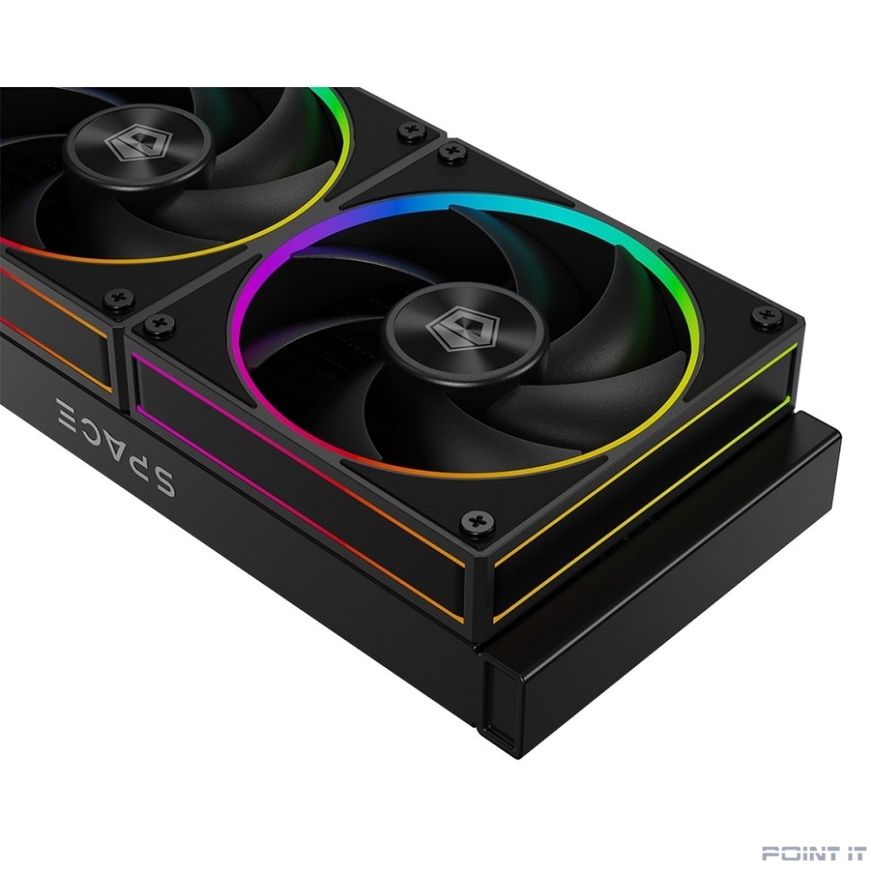 Кулер с водяным охлаждением ID-Cooling SL240, LCD SCREEN /300W /all Intel /all AMD  Ret