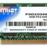 Модуль памяти для ноутбука SODIMM 2GB DDR2-800 PSD22G8002S PATRIOT