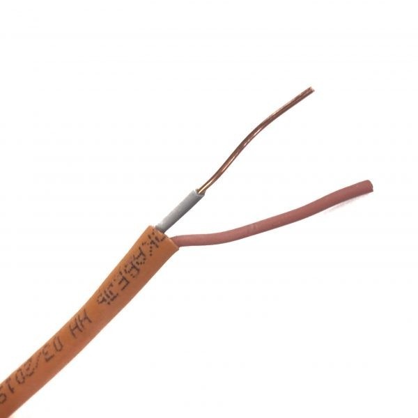 Кабель сигнальный ТЕХНОКАБЕЛЬ, неэкранированный, КПСнг(А)-FRLS, 1*2*1.00мм2 (1,2мм) 40м, оранж АКЦИЯ