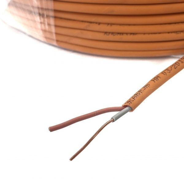 Кабель сигнальный ТЕХНОКАБЕЛЬ, неэкранированный, КПСнг(А)-FRLS, 1*2*1.00мм2 (1,2мм) 40м, оранж АКЦИЯ