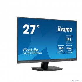 Монитор LCD IIYAMA 27'' XU2793HSU-B6 {IPS 1920х1080 100Hz 1ms 8bit(6bit+FRC) 250cd 178/178 1000:1 HDMI2.0 DisplayPort1.2 2xUSB2.0 2x2W 2x2W VESA}