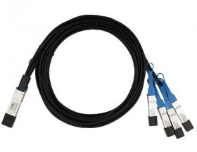 Кабель DAC QSFP28 TO 4XSFP28 5M QSFP28-4XSFP28-DAC-5M LR-LINK