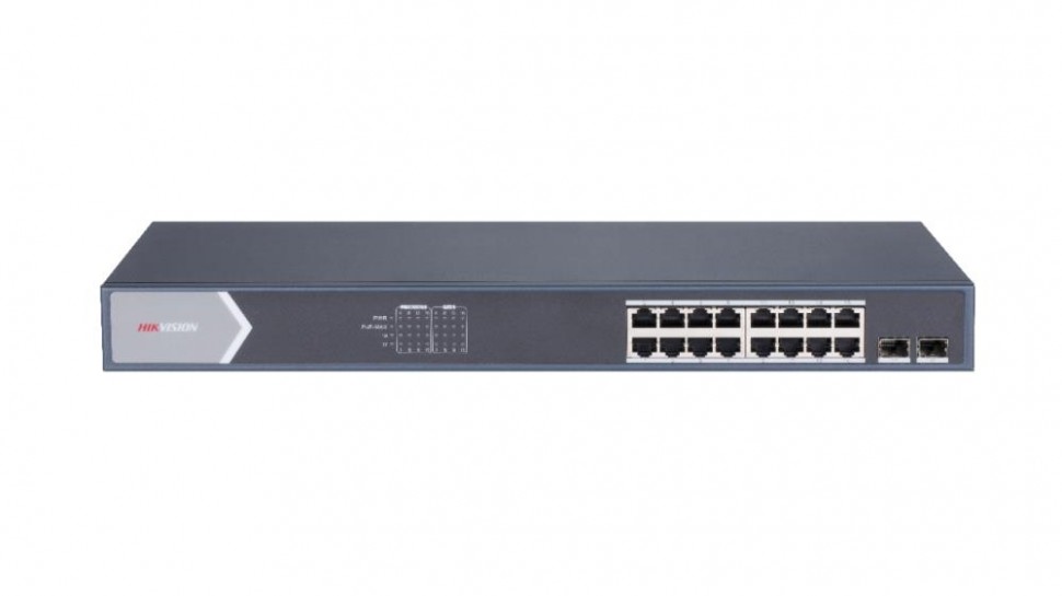 Коммутатор 16PORT 1000M POE DS-3E1518P-SI HIKVISION