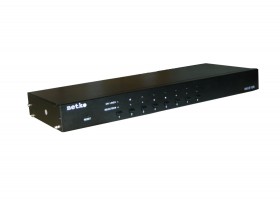 NKI3108 IP KVM Переключатель Netko, 19&quot;, 8 портов, USB+PS2, OSD, RJ45 разъем - максимальная длина кабеля (патч-корд, приобретается отдельно) -