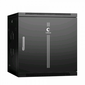  					Шкаф телекоммуникационный настенный 19 12U 600x450x635mm (ШхГхВ) дверь металл, цвет черный (RAL 9004)				 