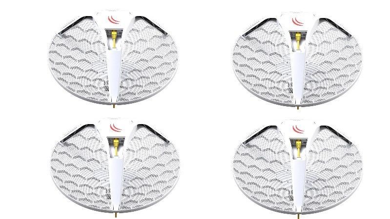 Маршрутизатор с антенной  MikroTik LHG XL HP5 (RBLHG-5HPnD-XL) (4-pack)