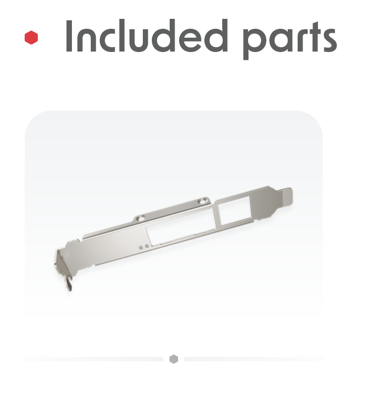 PCIe маршрутизатор MikroTik CCR2004-1G-2XS-PCIe