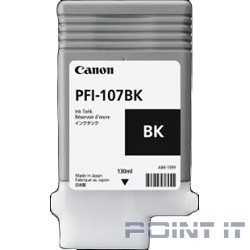Canon PFI-107BK 6705B001 Картридж для  iPF680/685/770/780/785, Черный, 130ml  (GJ)