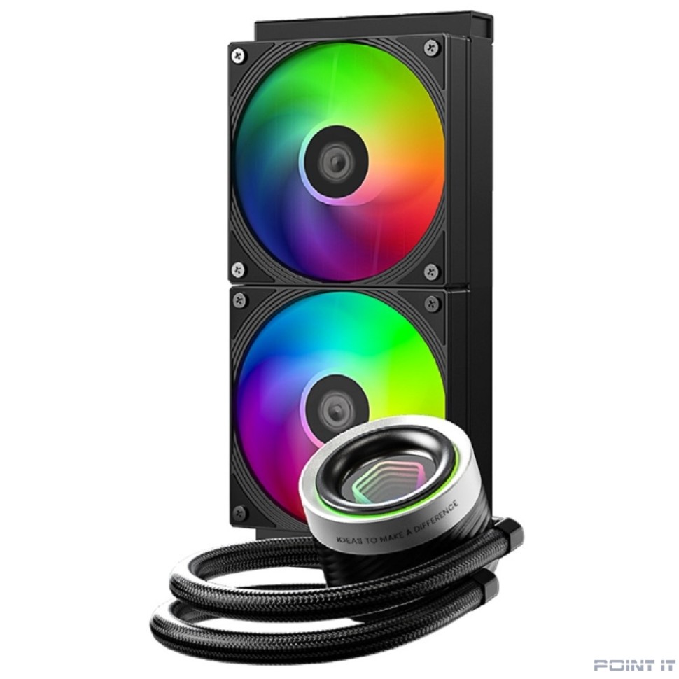 Система водяного охлаждения ID-Cooling FX240 INFINITY ARGB Black 300W all Intel/AMD