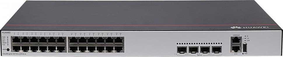 Коммутатор 24 PORT 4*10GE SFP+ S5735-L24P4X-A1 HUAWEI