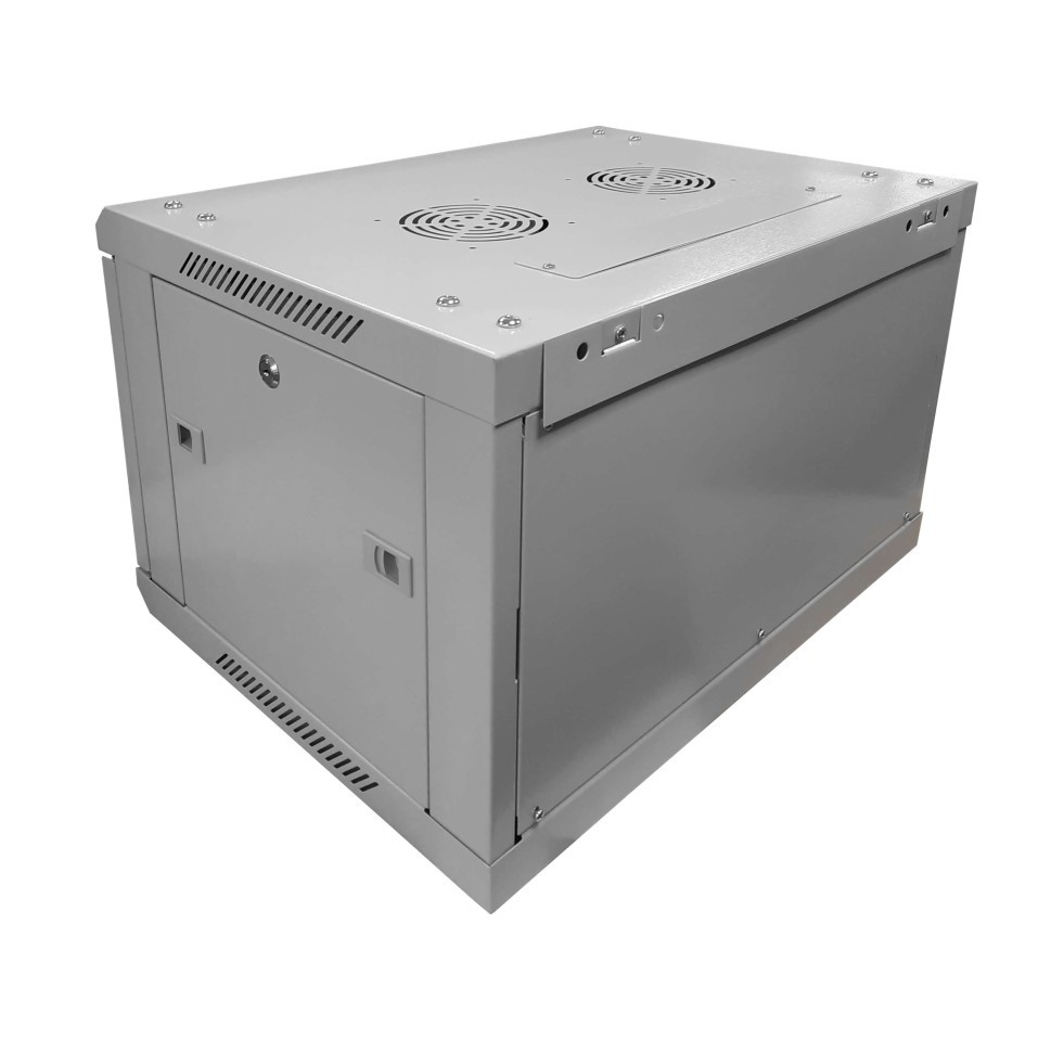 Шкаф настенный 12U серия WMA (Wall Maestro) (600х450х635), передняя дверь стекло, разборный, серый, Netko А