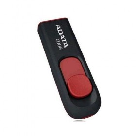 Флэш-накопитель USB2 16GB BLACK/RED AC008-16G-RKD A-DATA