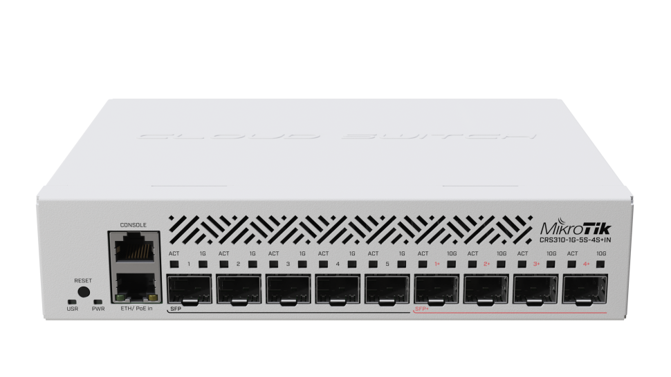 Коммутатор MikroTik CRS310-1G-5S-4S+IN