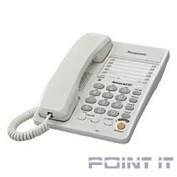 Panasonic KX-TS2363RUW (белый) {однокноп.набор 20 ном., спикерфон, автодозвон}