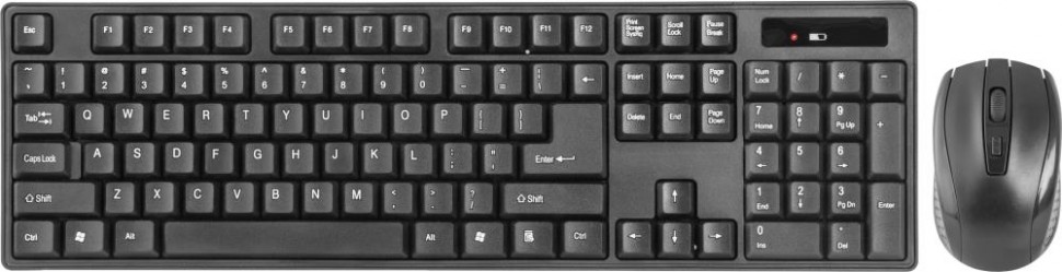 Беспроводная клавиатура/мышь #1 C-915 RU BLACK 45915 DEFENDER
