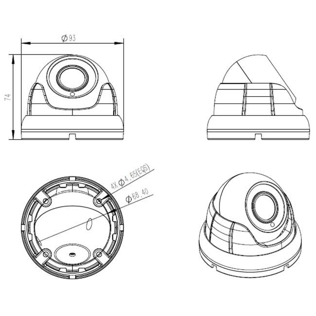 HN-VD20IRPe (2.8) IP видеокамера 2Mp Hunter