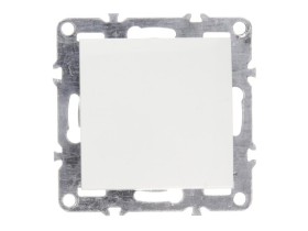 Выключатель одноклавишный, встраиваемый в рамку, 10A, пластик, IP20, цвет белый NETKO Optima Electric 10 шт