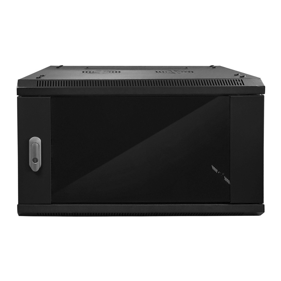 Шкаф настенный 12U серия WMA (Wall Maestro) (600х450х635), передняя дверь стекло, разборный, черный Netko А