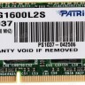 Модуль памяти для ноутбука SODIMM 8GB DDR3L-1600 PSD38G1600L2S PATRIOT