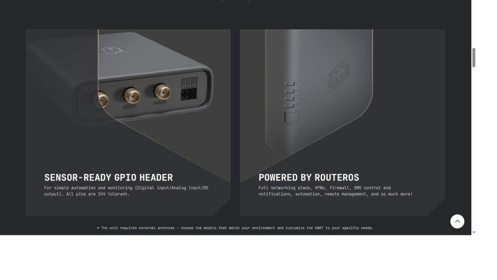 IoT-шлюз MikroTik KNOT Embedded LTE4