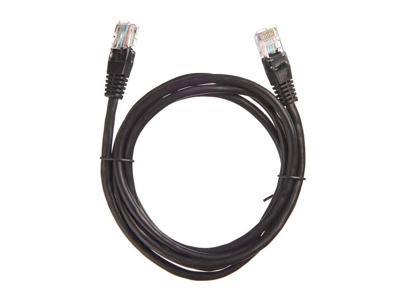 Патч-корд Technolink UTP4 cat 5e, ВС, LSZH, черный, литой коннектор 20 шт