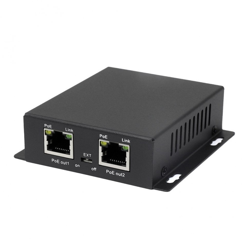 AN-PEG2 - PoE удлинитель Ethernet на 2 выхода, 1000 Мбит/с