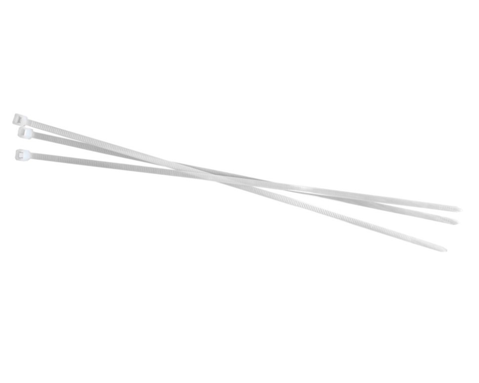 Стяжка нейлоновая 300*4,6 / 100 шт (белая), NETKO Optima SZ