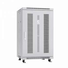  					Шкаф монтажный телекоммуникационный 19 напольный для распределительного и серверного оборудования 18U 600x800x988mm (ШхГхВ) пе				 