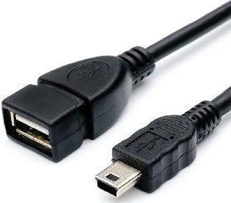 Кабель USB AF-MINIUSB OTG 0.8M AT2821 ATCOM