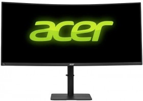 ЖК монитор ACER/34&quot; Cенсорный экран нет/VA/3440x1440 21:9/180 Hz/300/4000:1 Matte/1 мс/черный/10 кг UM.CC2EE.H01