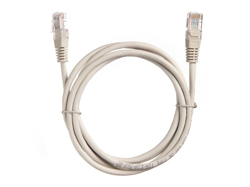 Патч-корд Technolink C UTP4 cat.5е, CCA, LSZH, серый, литой коннектор