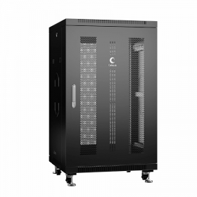  					Шкаф монтажный телекоммуникационный 19 напольный для распределительного и серверного оборудования 18U 600x600x988mm (ШхГхВ)				 