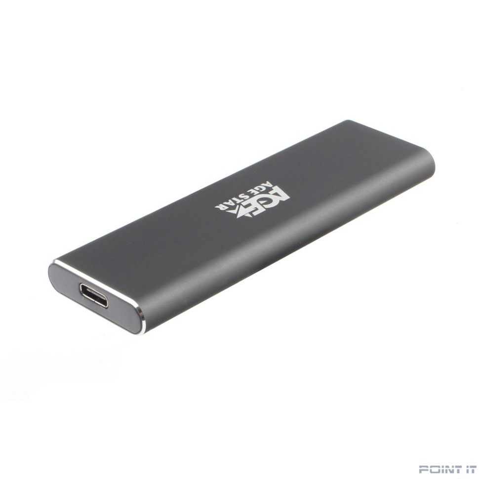AgeStar 31UBNV1C (GRAY) USB 3.1 Type-C  Внешний корпус M.2 NVME (M-key)  AgeStar 31UBNV1C (GRAY), алюминий, серый [17310]