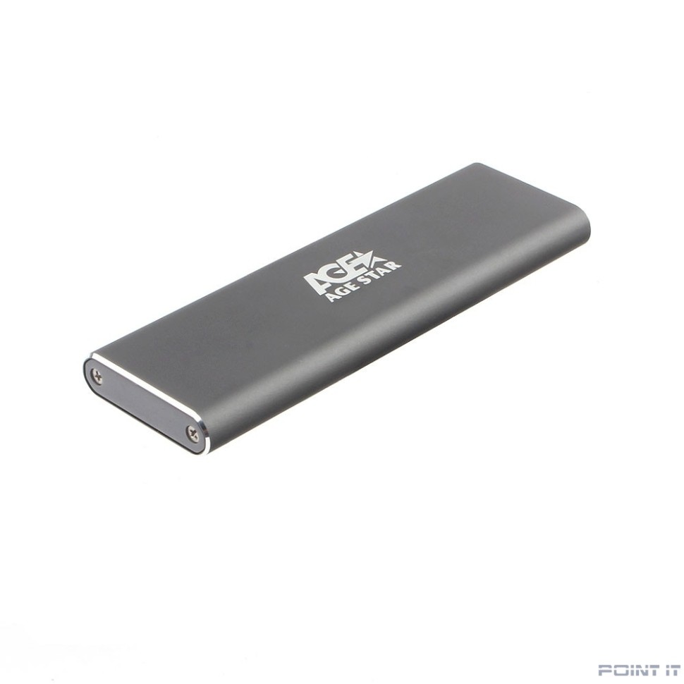 AgeStar 31UBNV1C (GRAY) USB 3.1 Type-C  Внешний корпус M.2 NVME (M-key)  AgeStar 31UBNV1C (GRAY), алюминий, серый [17310]