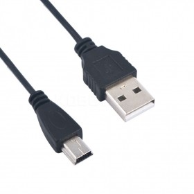 Кабель шт.USB A - шт.mini USB B 2.0 (1, 5м), черный,