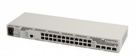 Ethernet-коммутатор MES2324B, 24 порта 10/100/1000 Base-T, 4 порта 10GBase-X (SFP+)/1000Base-X (SFP), L2+, 220V AC, 12DC